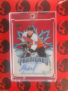 2024-25 Matvei Michkov Ice Premieres /199 Auto IPA-MI Philadelphia Flyers RC UD - Bild 1 von 2