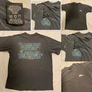 Vtg No Fear T Shirt Faded Gray Y2k Sz L Dream Ultimate Dream Live Nightmare - Picture 1 of 8