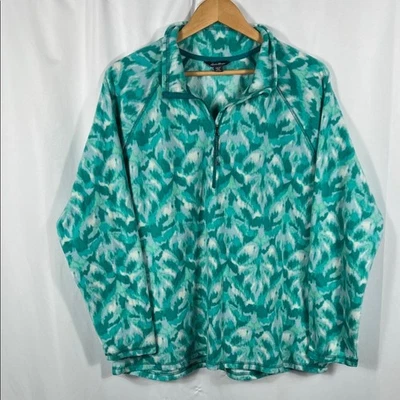 Eddie Bauer Women's Teal White Lightweight Jacket Size XXL Outdoors Warm Cozy - Image 1 of 4
