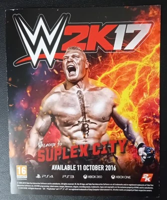 WWE 2K17 Promotional Flyer - Image 1 of 2