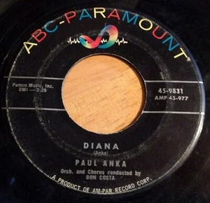 Paul Anka 45 Diana / Don't Gamble With Love - Picture 1 of 2