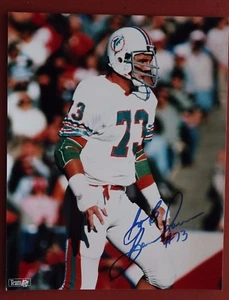 BOB BAUMHOWER SIGNIERTES MIAMI DOLPHINS 8 X 10 FOTO ALABAMA FOOTBALL MACHEN SIE EIN ANGEBOT! - Bild 1 von 1