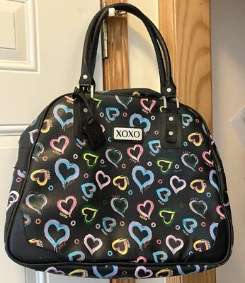 Bolso de Mano XOXO para Laptop Extra Grande Corazones Multicolores y Negro Foto 1 de 4