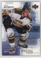 2000-01 Upper Deck Pros & Prospects /1000 Jeff Bateman #129 Rookie RC