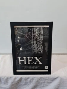 HEX 1990  FRAMED Album ADVERT MUSIC POSTER A4 8X12" - Picture 1 of 2