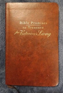 Bible Promises to Treasure for Victorious Living (Imitation Leather) Gilded-Gold - Foto 1 di 9
