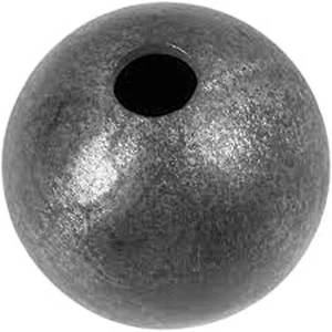 Eine Zierhohlkugel aus Stahl mit 40 mm Durchmesser - 12 mm Loch Schmiedeeisen Projekte - Bild 1 von 1