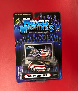 Funline 2000 Muscle Machines '00 Chrysler PT Cruiser Diecast (Stars and Stripes)