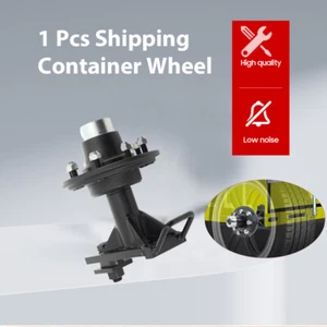 Shipping Container Wheel 8Lugx6.5'' Bolt-on Spindle Kit Container Axles w/Handle - Picture 1 of 12