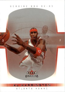 2004-05 Fleer Genuine 100 Atlanta Hawks Basketball Card #87 Al Harrington /100