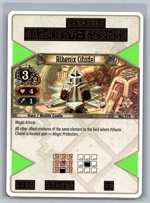 The Eye of Judgment Athenix Citadel #175 Sony PS3 Biolith Rebellion Set 2 - Image 1 of 2