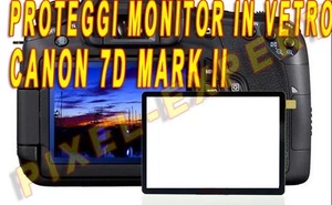 PROTEZIONE DISPLAY FOTOCAMERA PER CANON EOS 7D MARK II 7DII PROTEGGI SCREEN - Zdjęcie 1 z 1