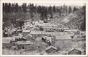 Photo PC Hangtown (Placerville) California in 1849 Gold Rush (1930s era PC) - Picture 1 of 2