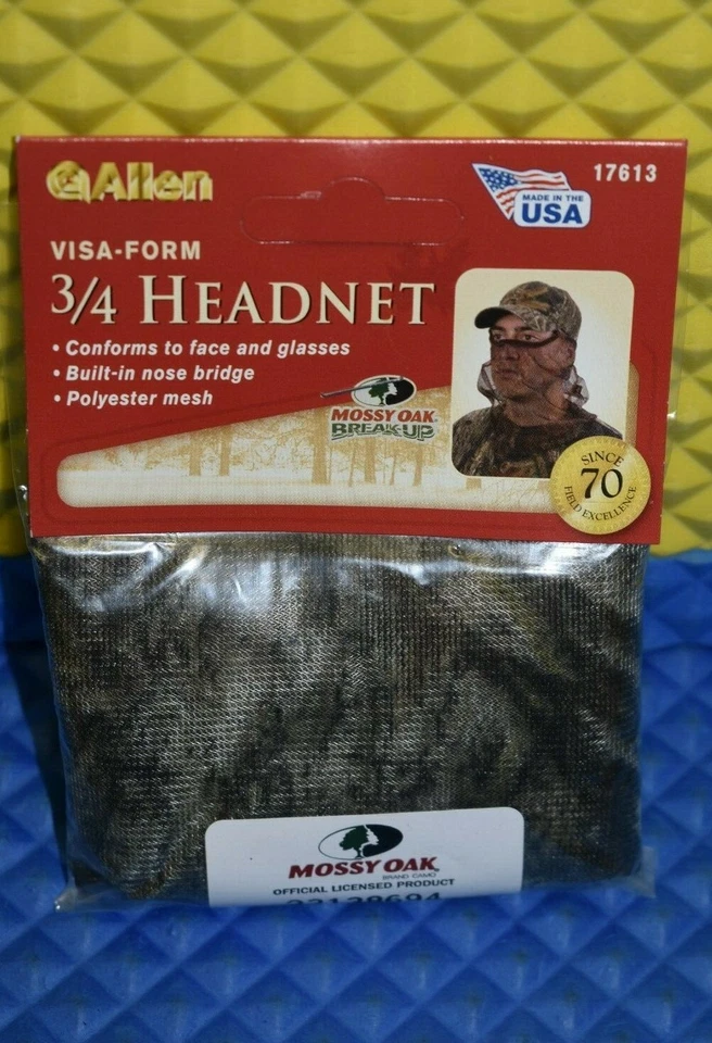 Allen Visa Form 3/4 Headnet Mossy Oak Break Up Camo  17613 - Image 1 of 4