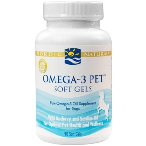 NORDIC NATURALS, OMEGA-3 PET für Hunde und Katzen 90 Weichkapseln SUPER PREIS - Bild 1 von 2