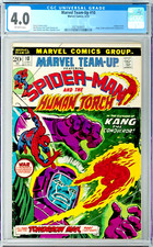 Marvel Team-Up #10 CGC 4.0 (Jun 1973) Spider-Man Human Torch, Kang the Conqueror