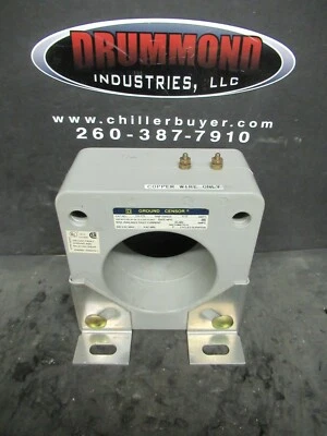 SQUARE D GA-375 GROUND SENSOR CENSOR CT 4 - 12 AMPS TRIP  600 VAC 4 CY DURATION - Image 1 of 4