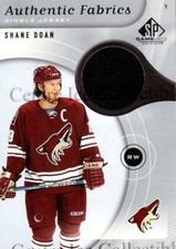2005-06 Sp Game Used Authentic Fabrics #AFSD Shane Doan
