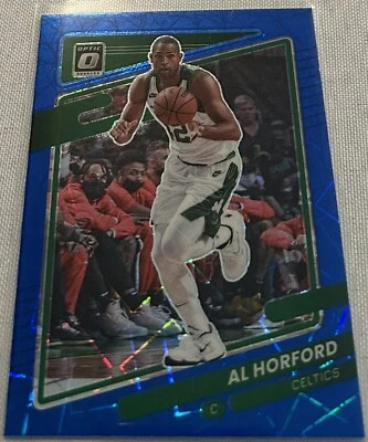 2021-22 Donruss Optic Basketball Al Horford Boston Celtics Blue Velocity Prizm - Image 1 of 3