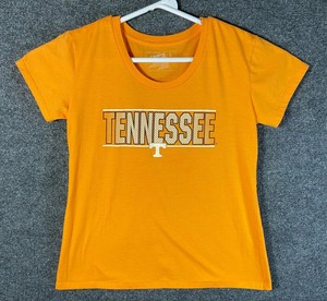Campus Heritage Women's Large Tennessee Volunteers T-Shirt Cap Sleep Orange