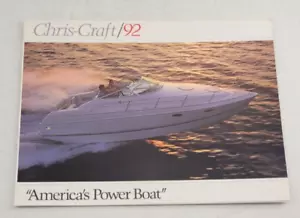 Vtg 1992 Chris Craft Boats Sales Brochure Caper Concept Crowne Express Cruiser - Picture 1 of 7