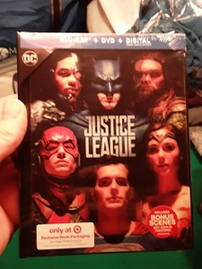 Justice league movie Blu-ray dvd Target exclusive oop - Picture 1 of 2