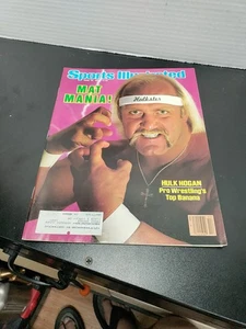 1985 Sports Illustrated 29. April Ausgabe mit Versandetikett Hulk Hogan - Bild 1 von 7