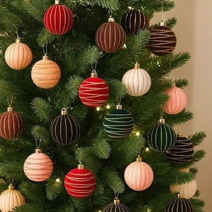 Hanging Christmas Decoative Balls Christmas Snowflake Hanging Balls  Home Decor - Picture 1 of 19