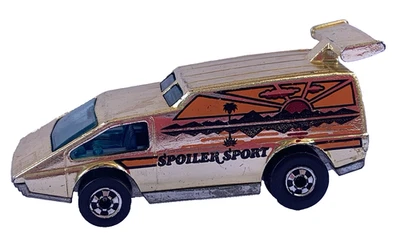 Vintage Spoiler Sport Van 1976 Hot Wheels Gold Chrome Mattel Made in Hong Kong - Image 1 of 4