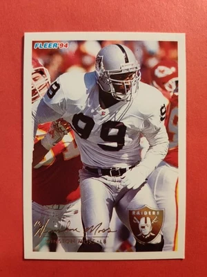 1994 Fleer - Winston Moss #242 Raiders  - Image 1 of 4