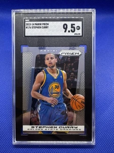 STEPHEN CURRY 2013-14 PANINI PRIZM #176 SGC 9.5 MINT+ NBA 3PT. G.O.A.T  WARRIORS - Picture 1 of 2