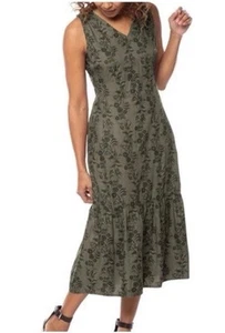 Kerrits EQL Equestrian Soft Breeze Sleeveless Dress Blue Floral Size XS - Picture 1 of 5