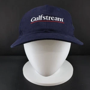 Gulfstream Logo Adjustable Snapback Hat, Navy Blue, Cintas - Picture 1 of 4