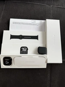Apple Watch Series 10 – 46 mm – Cellular – Jet Black – Wie neu – 100% Akku - Zdjęcie 1 z 4