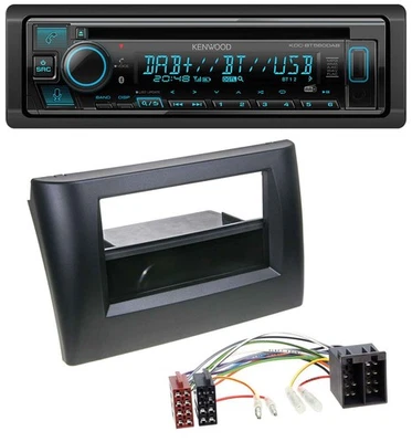 Kenwood Bluetooth DAB CD MP3 USB Autoradio für Fiat Stilo 192 01-08 Ablagefach - Bild 1 von 4