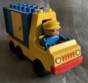 Lego Dupld Camion Camion 2632 Giallo Container Trasporto Autotrasportatore Vintage - Foto 1 di 9