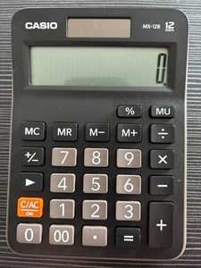 CASIO MX-12B Desk Calculator 12 Digits Solar Powered - Picture 1 of 2