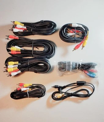 Lot of 3 New Dish Network RG-59/U  RCA Coaxial Cables/ Plus A Few Other  - Image 1 of 4