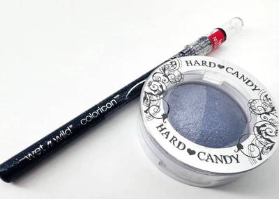 Hard Candy Eyeshadow #261  & Wet N Wild Blue Color Eye pencil Makeup Bundle - Image 1 of 4