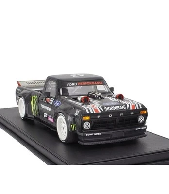 1977 FORD USA F-150 PICK-UP N# 43 HOONIGAN 2019 KEN BLOCK BLACK 1:18 TOP MARQUES - Image 1 of 4