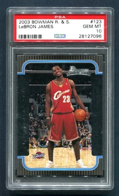 2003 Bowman Леброн Джеймс RC #123 PSA 10 драгоценный камень новом 💎 - Изображение 1 из 2