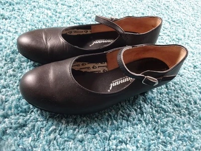 Diamant Damen Tanzschuhe schwarz Leder Größe 5 1/2  38 / 39  - Bild 1 von 4