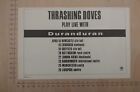 The Thrashing Doves & Duran Duran - 1988  music advert 21 x 15 cm - Scrapbook