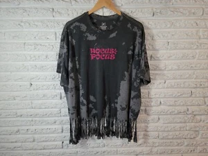 Halloween George Mens Shirt 3XL Tee Hocus Pocus Fringed Glitter Camouflage Gray - Picture 1 of 8