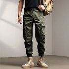 Comfortable Men's Loose Fit Cargo Pants with Multiple Pockets Outdoor Overalls