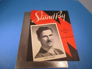 Vintage Stand By Magazine July 24th 1937 Herb Wyers Don Winslow's Ideal L586 - Imagen 1 de 1