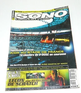 MAGAZINE SONO Mag  L'OFFICIEL DU SON ET DE LA LUMIÈRE NOVEMBRE 2001 N° : 263 . - Picture 1 of 5