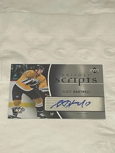 2006-07 Upper Deck Trilogy Scripts Scott Hartnell #TS-SH Auto