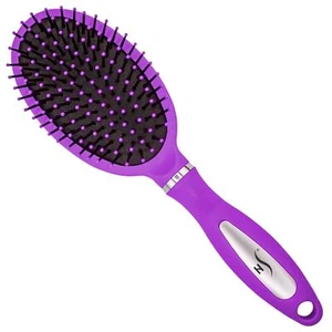 Cepillo desenredante - Cepillo desenredante para todo tipo de cabello - Sin enredos - Púrpura - Imagen 1 de 7