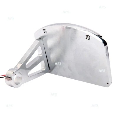 Soporte de montaje horizontal luz trasera LED para matrícula de motocicleta personalizado Foto 1 de 4